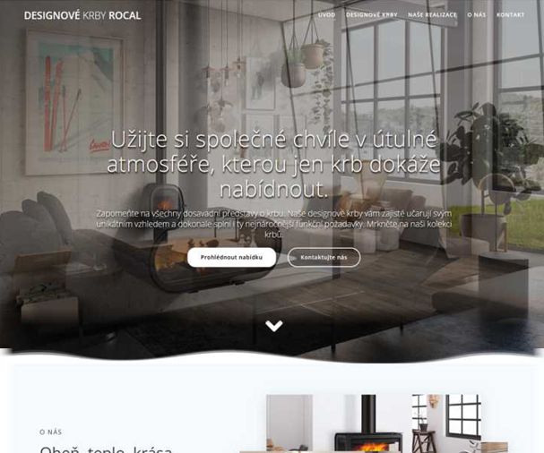 Náhled projektu Designovekrbyrocal.cz