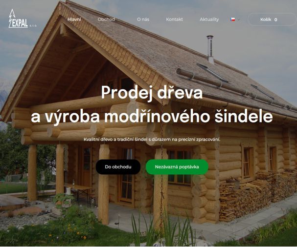 Náhled projektu expal.cz