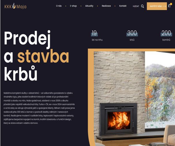 Náhled projektu kkkmaja.cz