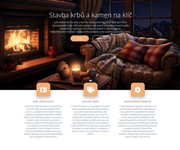 Náhled projektu Krby Neratovice
