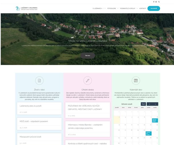Náhled projektu Lazankyublanska.cz