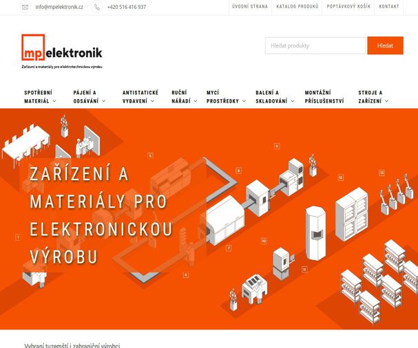 Náhled projektu mp-elektronik.cz