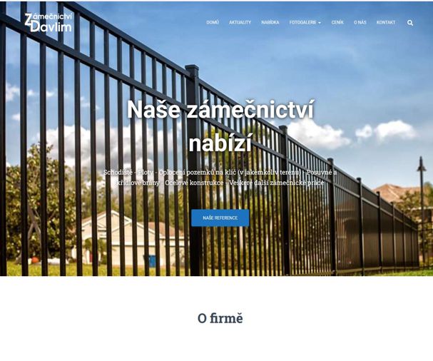 Náhled projektu zamecnictvi-davlim.cz